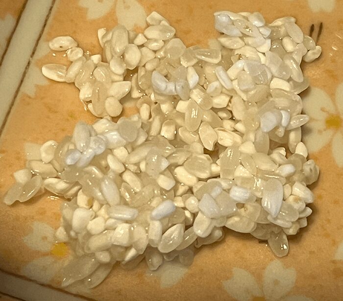 研いだ米の見た目画像